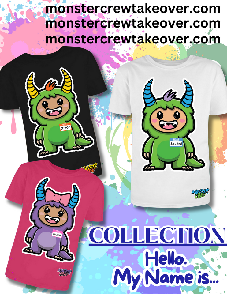 Hello My Name Is________ Monster Collection