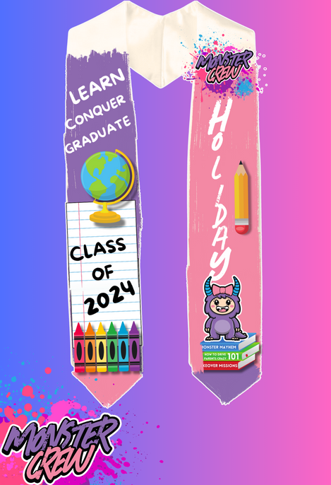 Monster Graduate Stole