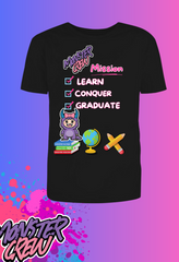 'Holiday' "Monster Graduate" "Kids Tee"