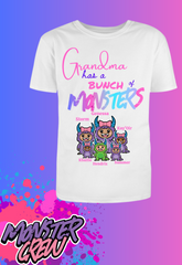 'Holiday' Bunch of Monsters Grandparent Custom Adult Tee