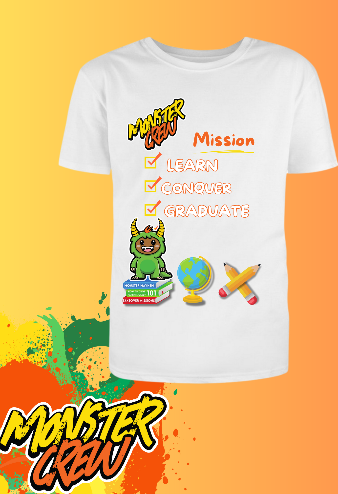 'Haven' "  Monster Graduate  " Kids Tee