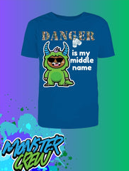 'Hendrix' "DANGER is My Middle Name" Kids Tee