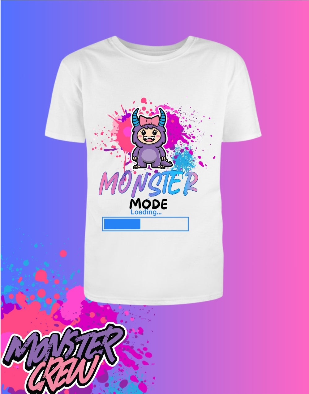 'Holiday' Monster Mode Tee Big Kids