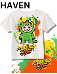 'Haven' Kids Paint Splatter Logo Tee