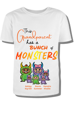 'Haven' Bunch of Monsters Grandparent Custom Adult Tee