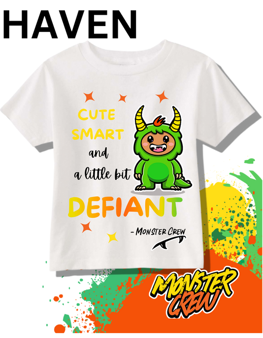 'Haven' Kids Cute, Defiant or Dramatic Custom Tee