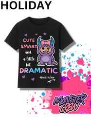 'Holiday' Kids Cute & Dramatic Custom Tee