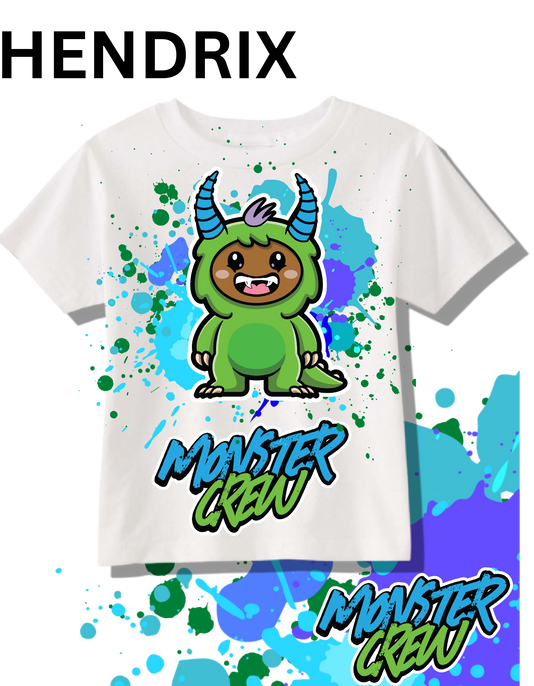 'Hendrix' Kids Paint Splatter Logo Tee