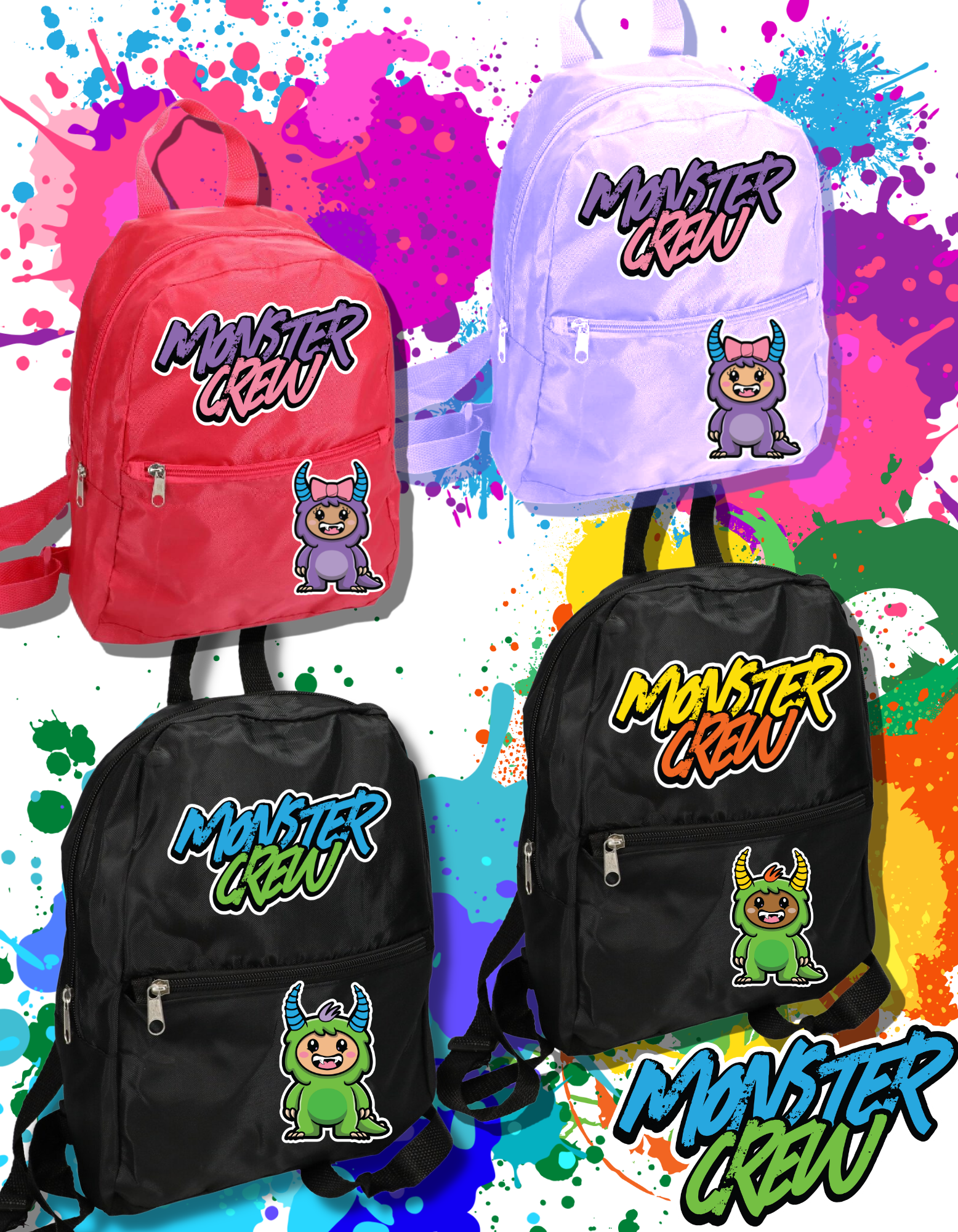 Kids Monster Backpack