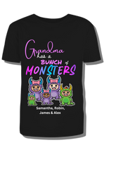 'Holiday' Bunch of Monsters Grandparent Custom Adult Tee