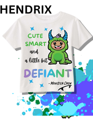 'Hendrix' Kids Cute & Defiant Custom Tee