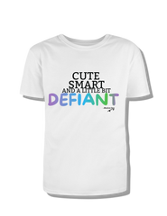 'Hendrix' Cute, Smart, And A Little Bit Defiant Big Kids Tee