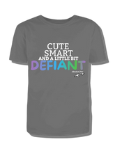 'Hendrix' Cute, Smart, And A Little Bit Defiant Big Kids Tee