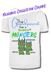 'Hendrix' Bunch of Monsters Grandparent Custom Adult Tee